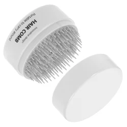 Combsssss Mini Travel Items Small Brush for Women Detangling Hair White Wet