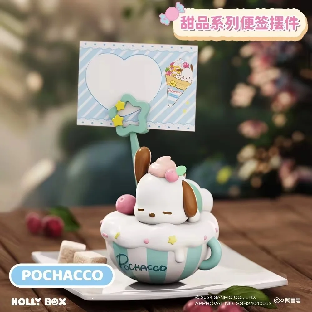 Prodotti caldi Sanrio Dessert Sticky Note Blind Box Big Ear Dog Laurel Dog Pacha Dog Around Decoration Kids Special Birthday Gift