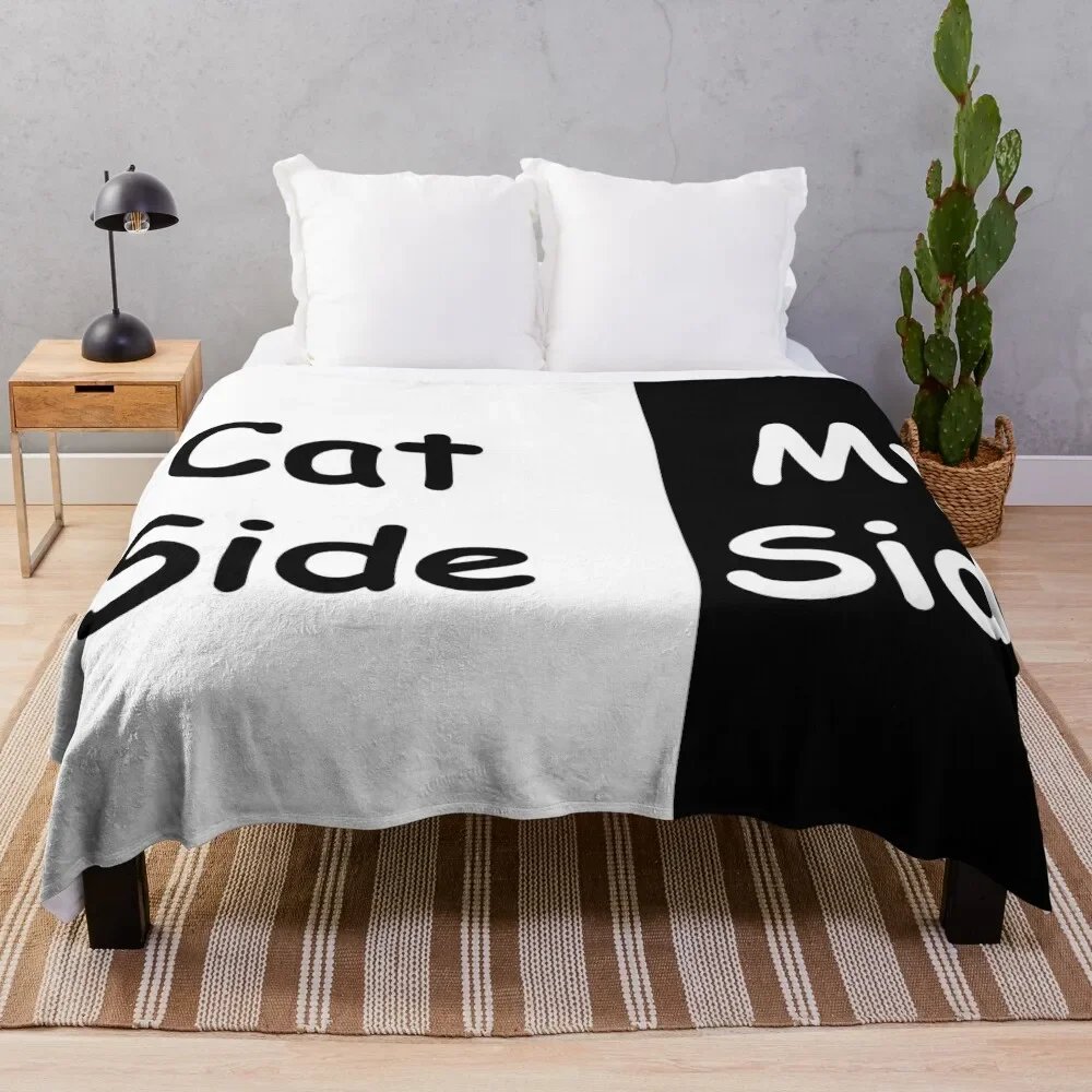 

Cat Side My Side (Best Blanket) Throw Blanket anime wednesday Blankets