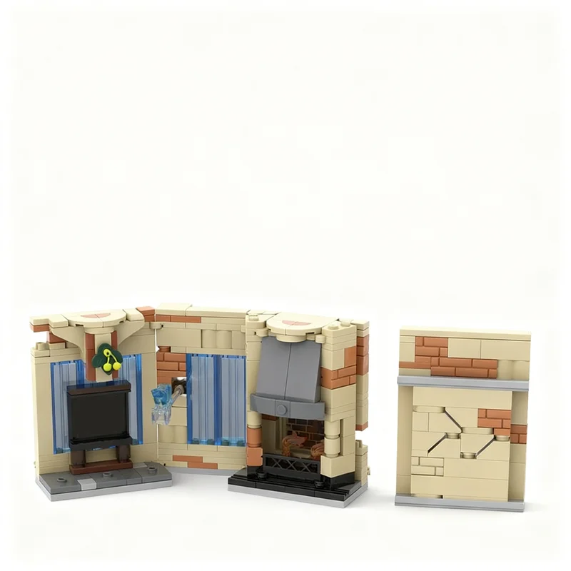 ตัวต่อ MOC 256 ชิ้น ชุดสร้างปราสาทแบบเดียวกับในภาพยนตร์ แฮร์รี่ พอตเตอร์ ของเล่นตัวต่อเสริมพัฒนาการ ของขวัญคริสต์มาส