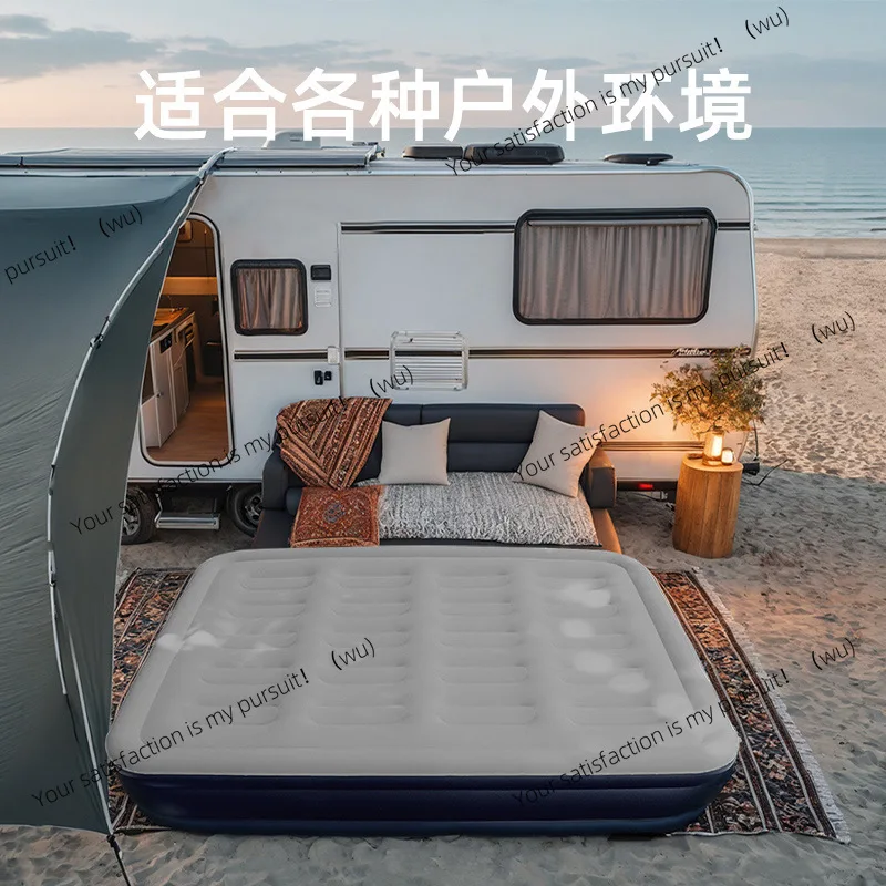 

Lazy Inflatable Single Outdoor Portable Air Cushion Bed RV Double Inflatable Pad Thickened Folding Camping