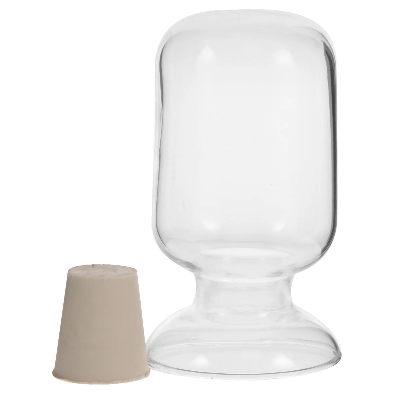 

125ml Glass Bottle with Stopper Decorative Sample Storage Easy to Clean Reusable for Home and Laboratory Glass Bottle