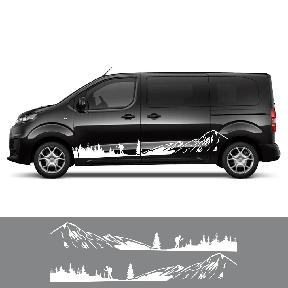 Van Stickers For Citroen Spacetourer E C4 XS M XL MPV Camper Minivan Car Mountain Hiking Edition Decal Auto Tuning Accessories