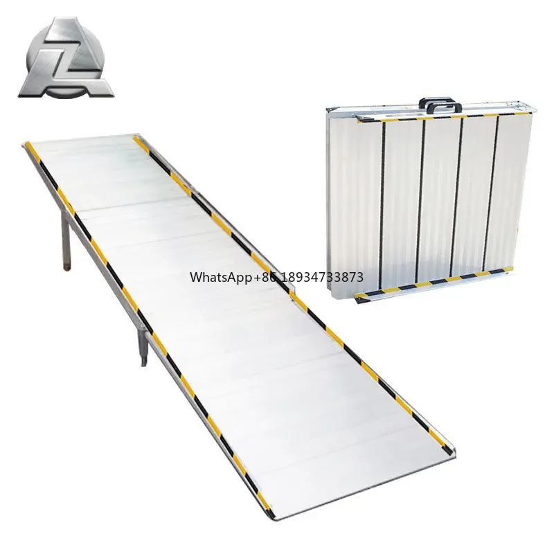 300kg loading metal aluminum alloy portable ramps for disabled wheelchair 