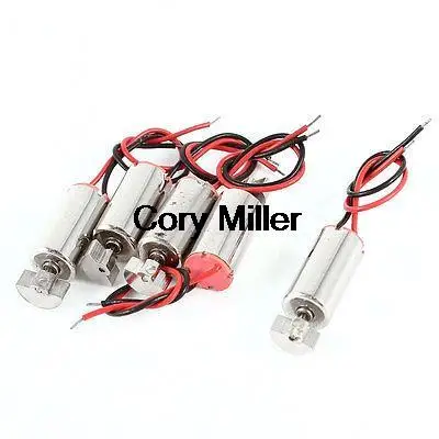 Toys DIY Coreless Mini Vibration Motor 6x14mm DC 1.5-6V 50000RPM