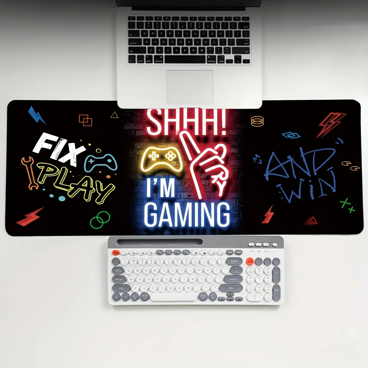 XXL Gamepad Deskmat HD Printed Multifunctional Mouse Pad Keyboard Game Mat for Office 400x900 Rubber Gamers Mousepad Gaming Rug