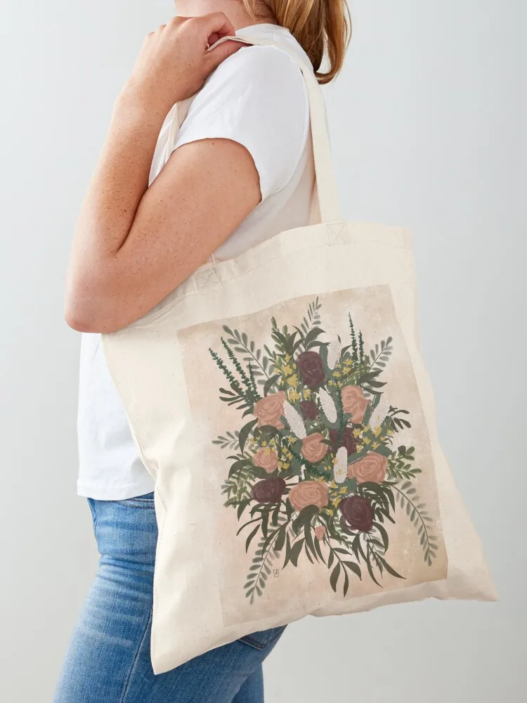 Blush Bouquet Tote Bag sacs de shopping custom bags bag for beach
