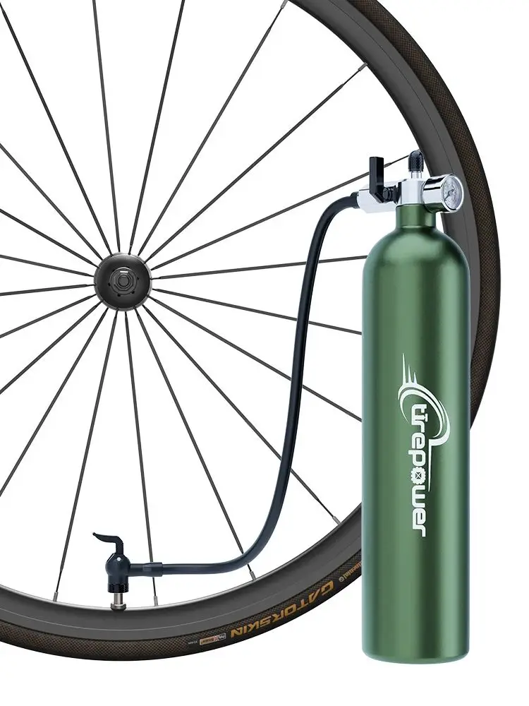 AliExpress CTREPOWER Aluminum 1.3L 200PSI Inflator Tyre Air bottle Tire Booster With Valve Gas Cylinder Clear Pressure Gauge For Bike Vacuum Tubeless