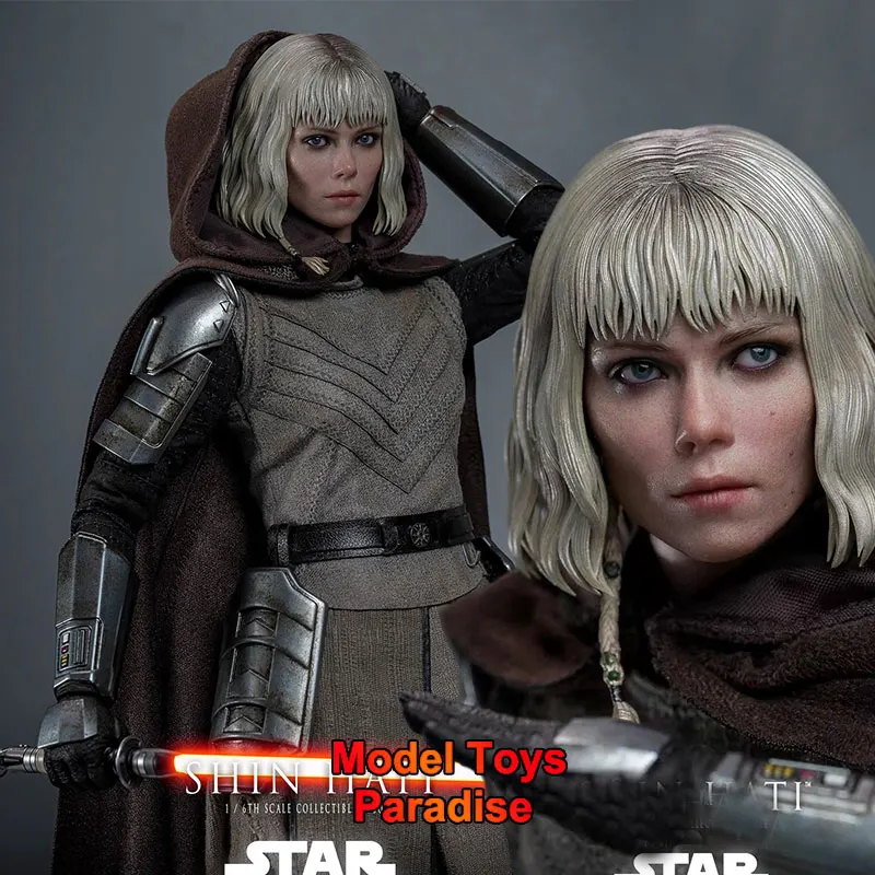 

Original Hot Toys TMS124 1/6 Collectible Toys Shin Hati Star Wars Ahsoka Series Woman Soldier 12Inch Action Figure Model Gifts