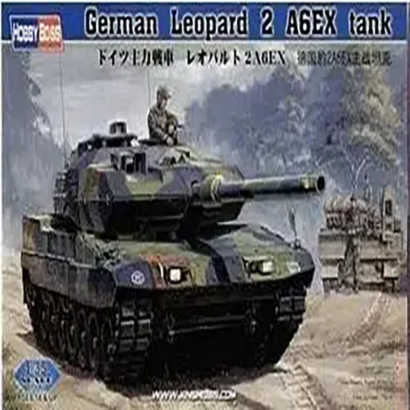 Hobbyboss 82403 1/35 독일 Leopard 2 A6EX 탱크 조립 모델 구축 키트 성인용 취미 장난감 컬렉션