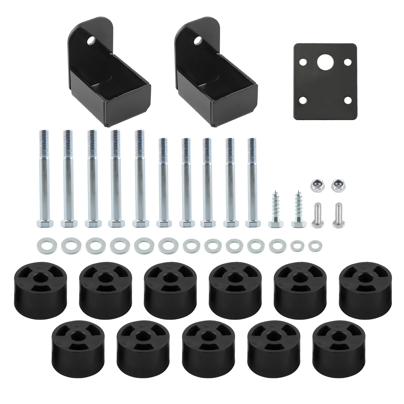 1.25in Full Size Body Lift Kit Spacers For Jeep Wrangler TJ 1997-2006 Heavy-duty