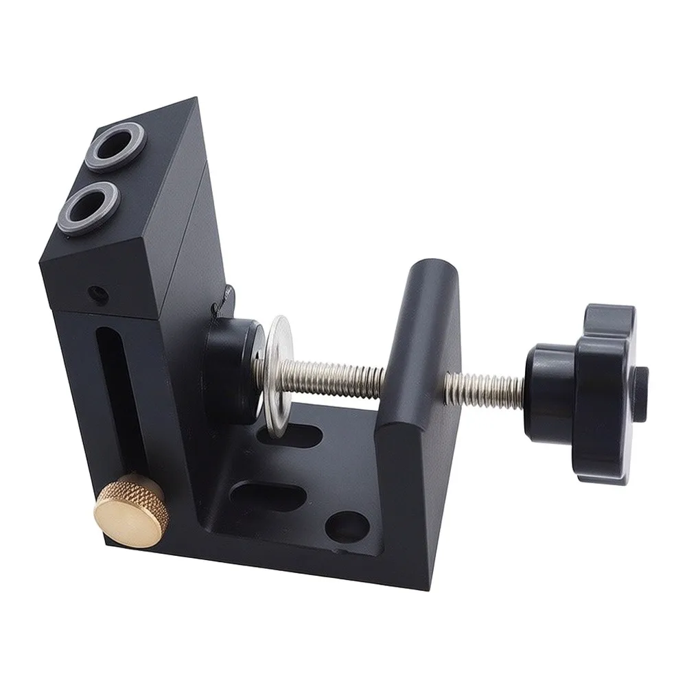 Adjustable Woodworking Pocket Hole Jig Kit: Precision Tool For DIY Cabinet For Wood Working Projects And Furniture Assembly
