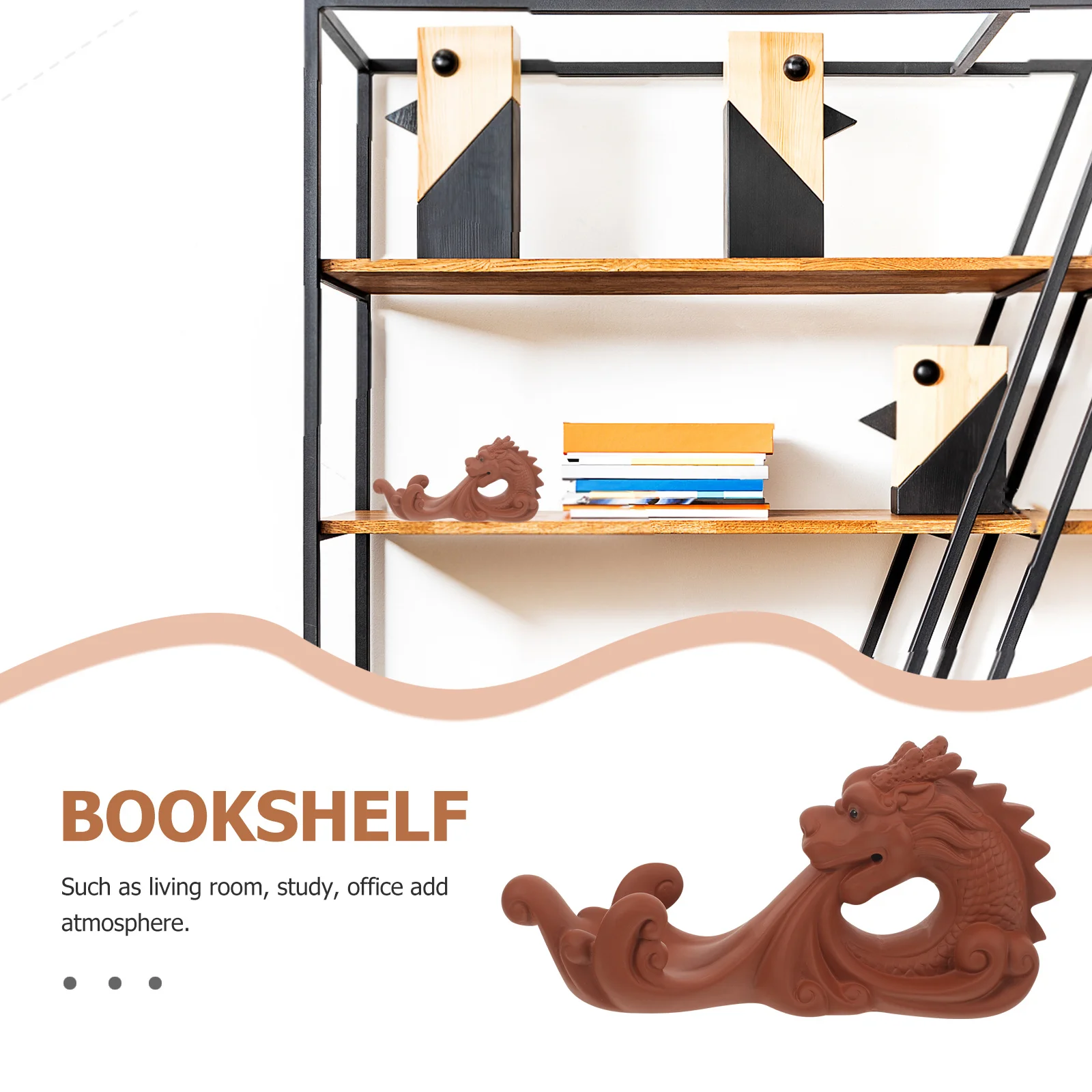 

Purple Sculpture Exquisite Chinese Craftsmanship Lucky Decor for Office Home Desktop Tabletop Indoor Display