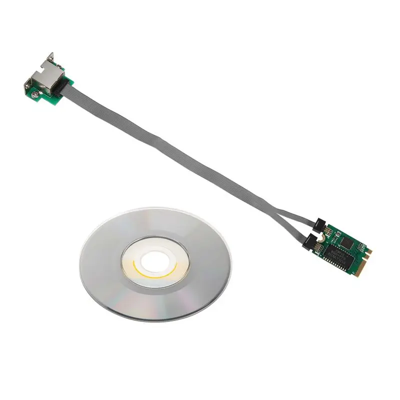 

Сетевая карта Mini PCIE M.2 A+E с интерфейсом RTL8111F, гигабитная Ethernet-карта с одним портом RJ45
