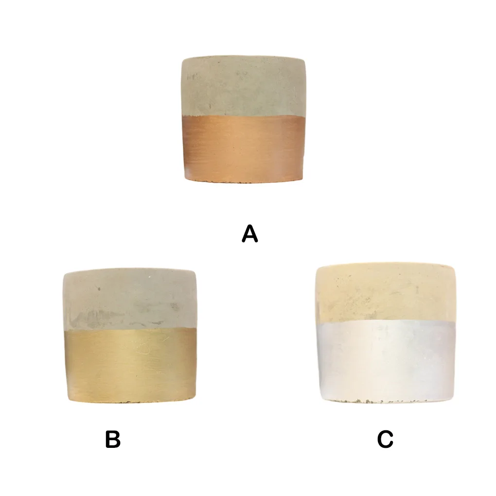 북유럽 스타일 시멘트 화분, 다육 가장자리 화분, 실내 컨테이너, 원통형 화분, 사무실 정원 공예
