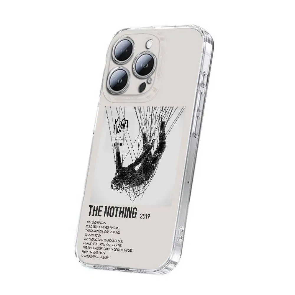 K-Korn Issues Follow the Leader Funda de teléfono para iPhone 17,16,15,14,13,12,11,Plus,Pro,Max,Plus,E,Air,Mini transparente