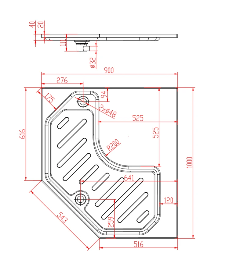 Motorhome Refitting Accessories Motorhome Toilet Base Toilet Shower Basin Left Side Diagonal Door