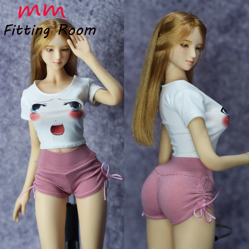 1/6 scale female dolls clothes Cute sports shorts fit 12'' TBLeague JIAOU DOLL action figure