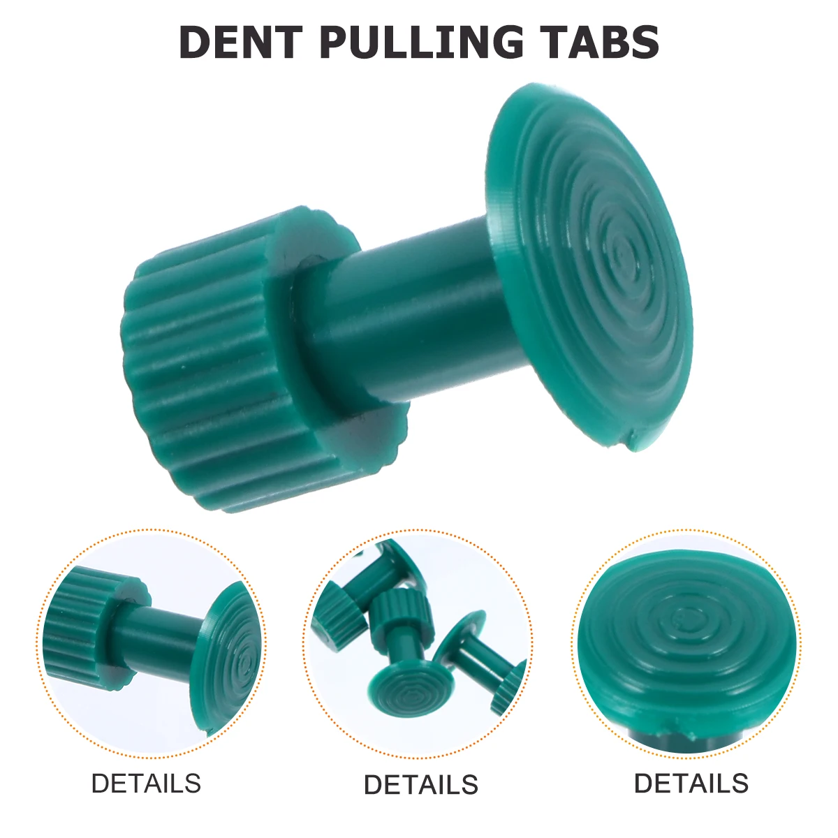 30 Pcs Dent Pulling Tabs Paintless Repair Tools Durable Plastic Nylon Safe Practical Dent Pulling Tabs Car Supplies