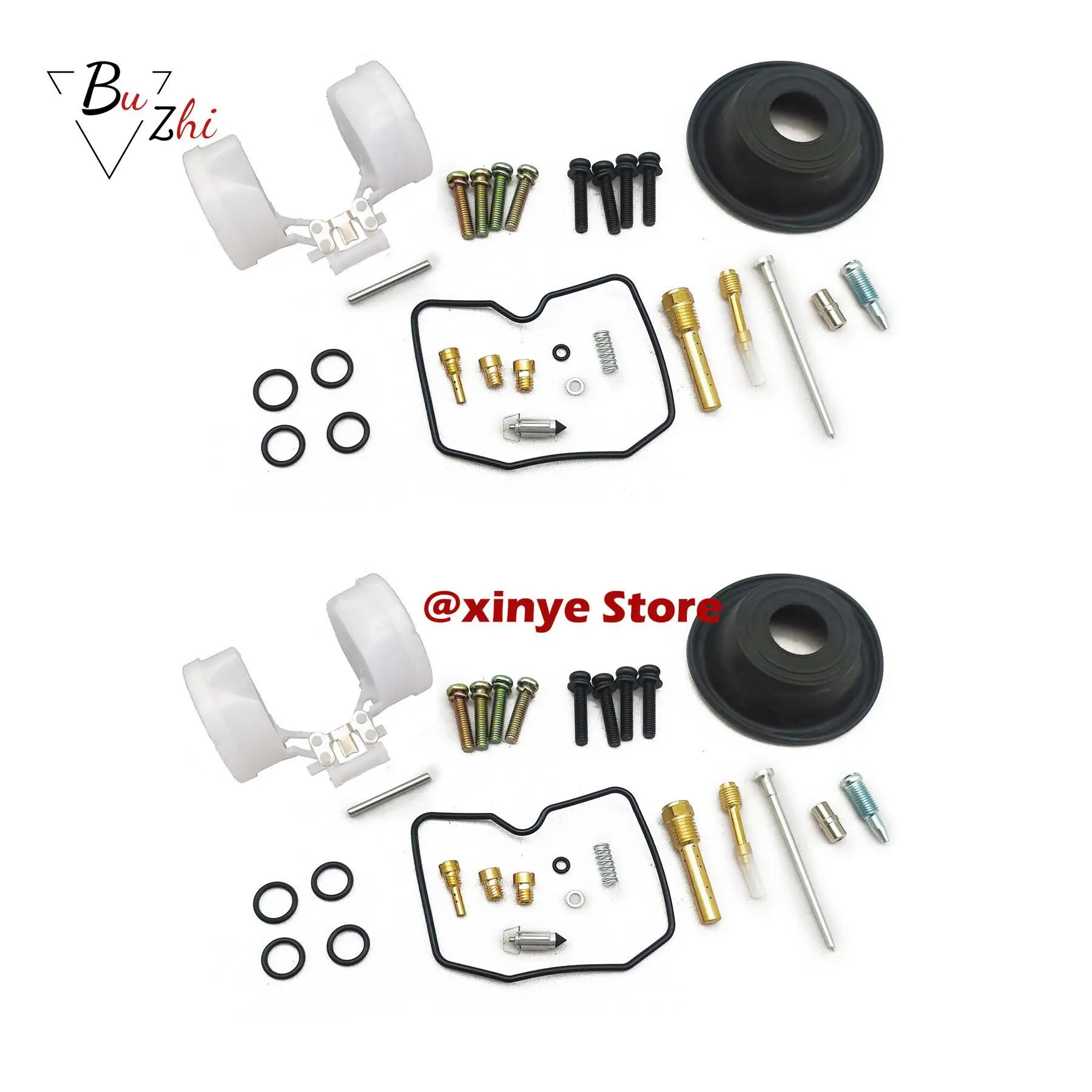 Vergaser reparatur kit nadel ventil dichtung air schraube Konfigurieren vakuum membran und float für 1997 jahr Yamaha FZ400 4YR FZ 400