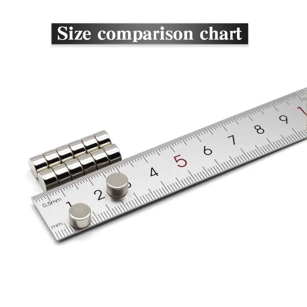 7x5 مللي متر سوبر قوية مغناطيس دائري مغناطيس النيوديميوم ندفيب N35 قوي دائم المغناطيسي imanes مغناطيس الثلاجة