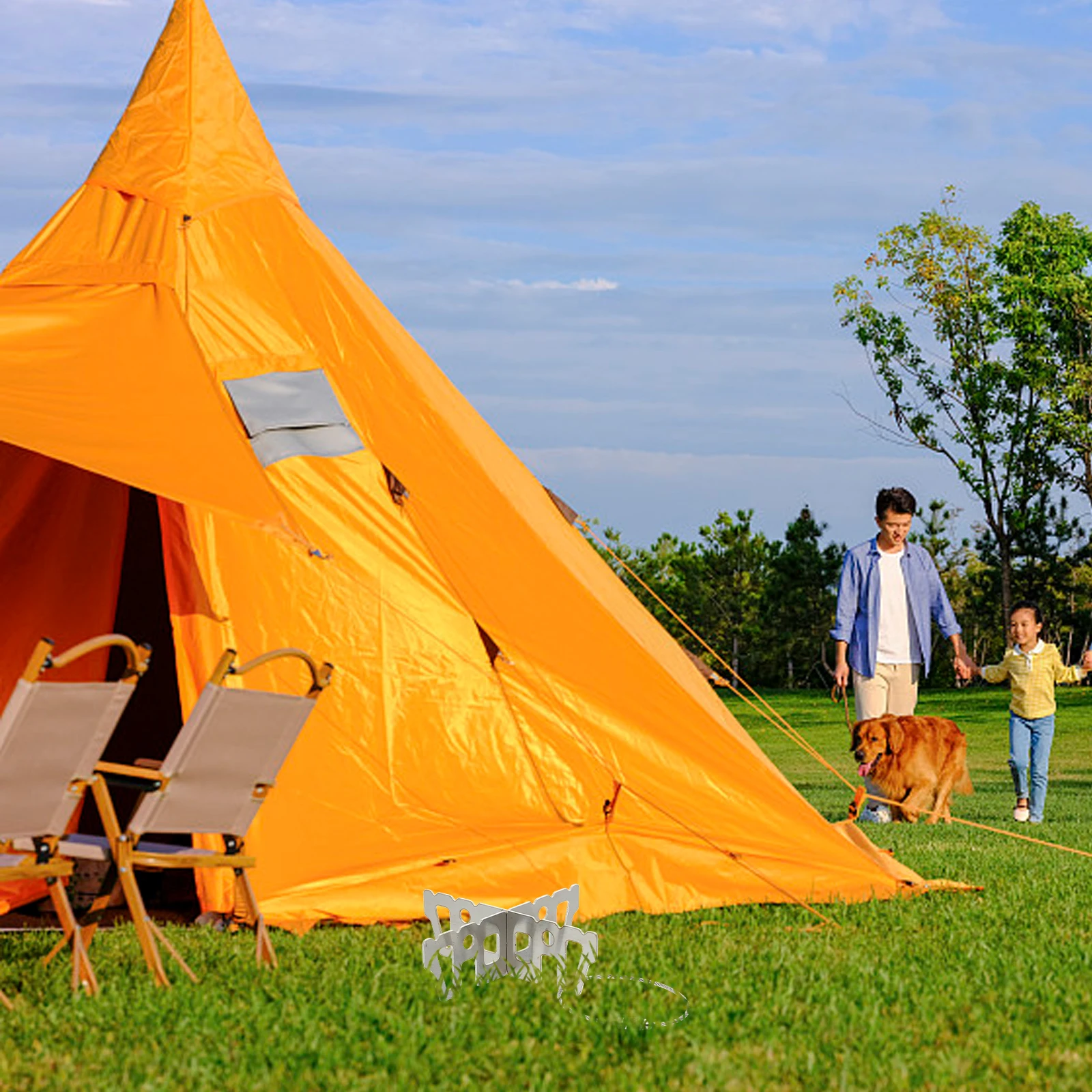 

Stainless Steel Alcohol Stove Stand Support Bracket Silver Portable Lightweight for Camping Outdoor Activities