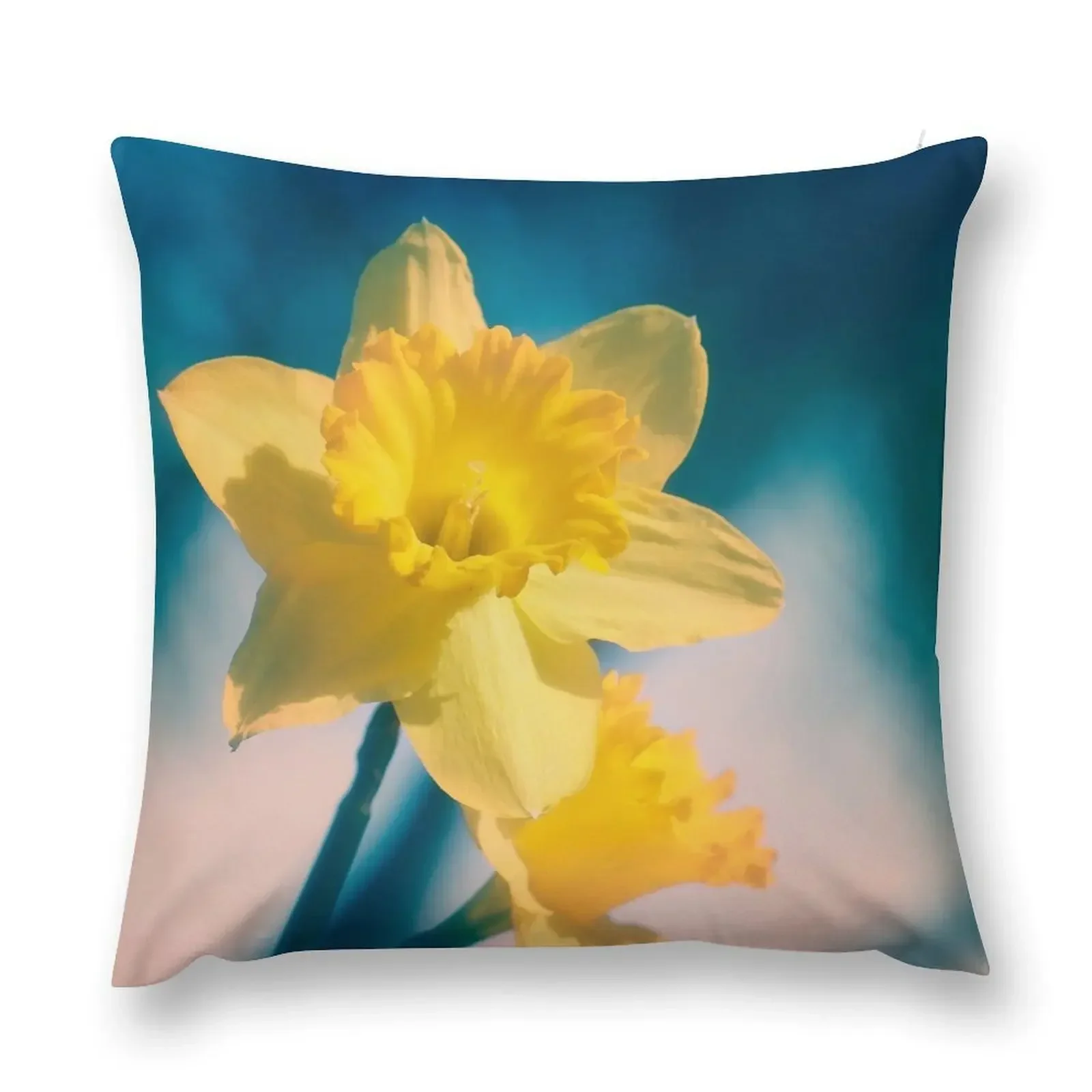 Daffodils Throw Pillow Christmas Pillow Cases Decorative Cushions pillow