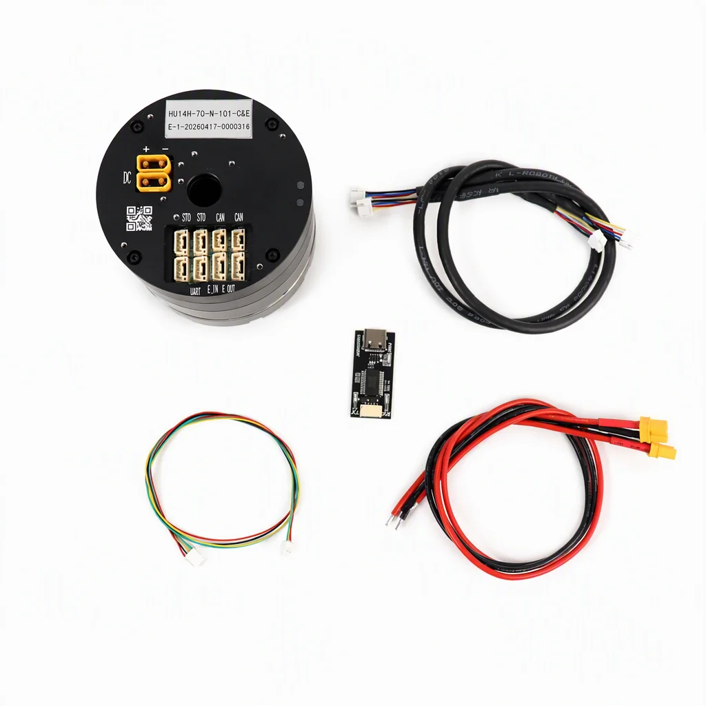 Mobil Robot Motor MIT Control Small Robot Joint Actuator Integrated With Dual Encoders DC Motor And STO Function For Robot