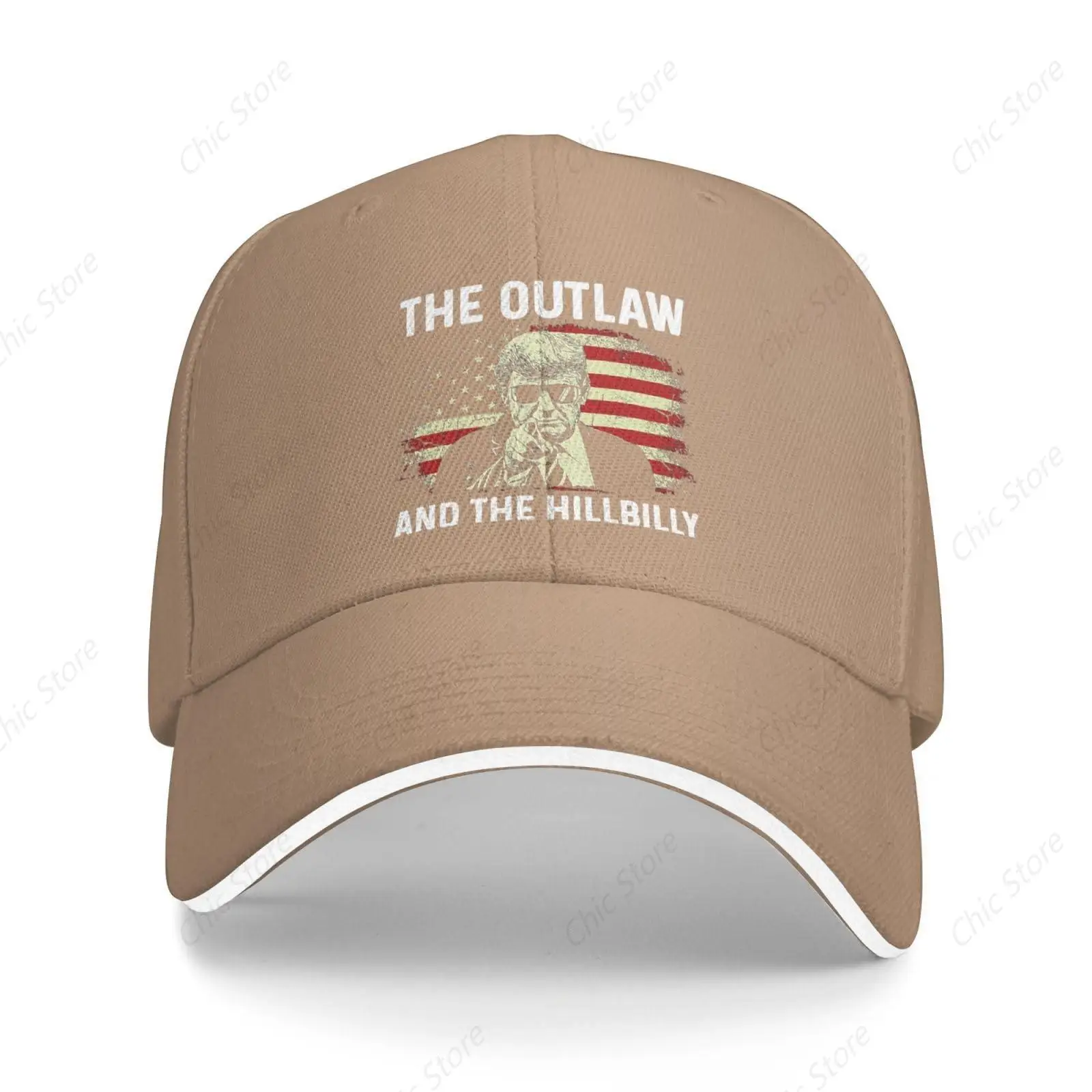 OutlawHillbilly-Casquette de baseball unisexe pour hommes et femmes, chapeau de papa drôle, doux, casquettes de camionneur pour décontracté, casquette de balle extérieure, 03, 2024