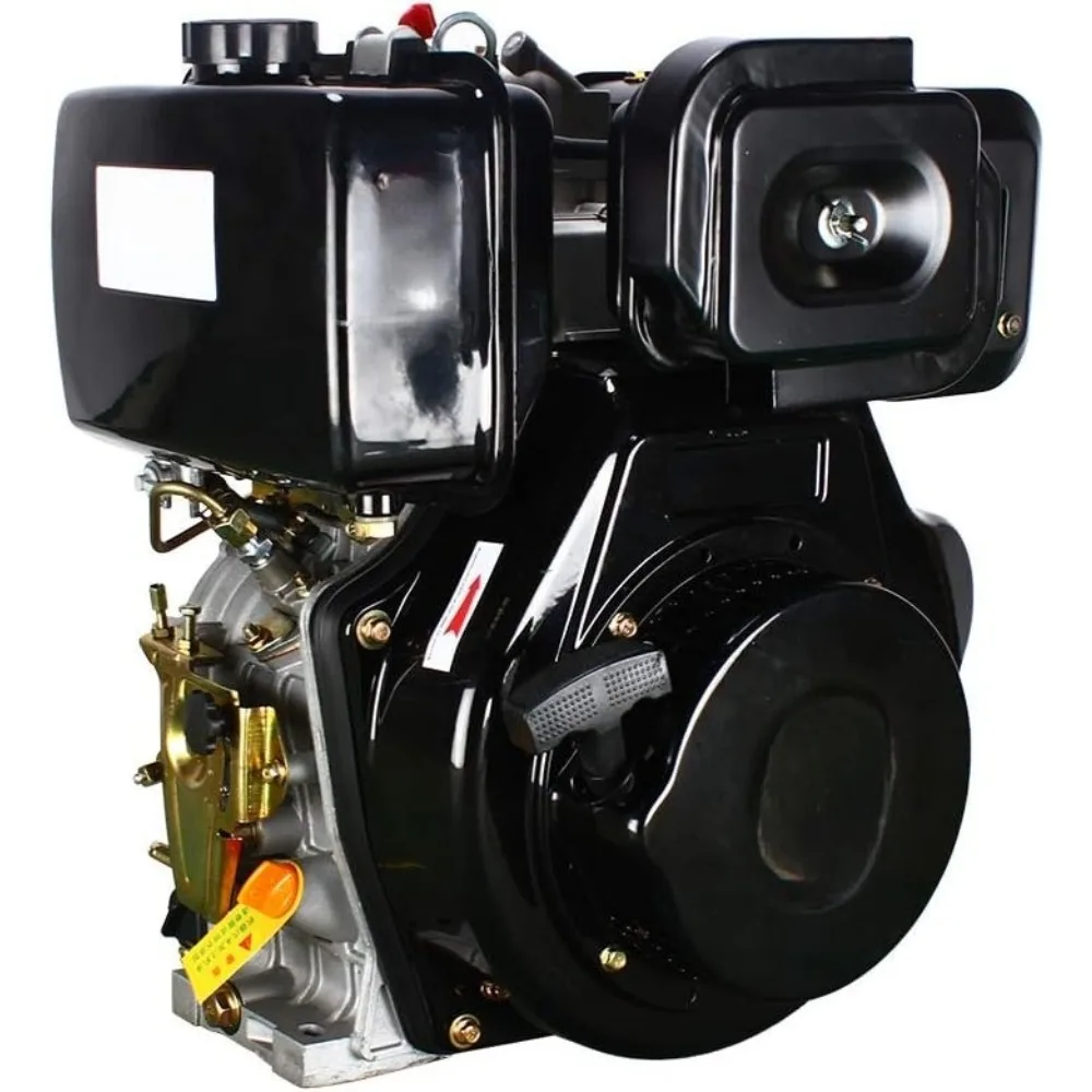 

186F 9HP Diesel Engine 4 Stroke Single Cylinder 406CC Forced Air Cooling Diesel Engine for Agricultural Machinery
