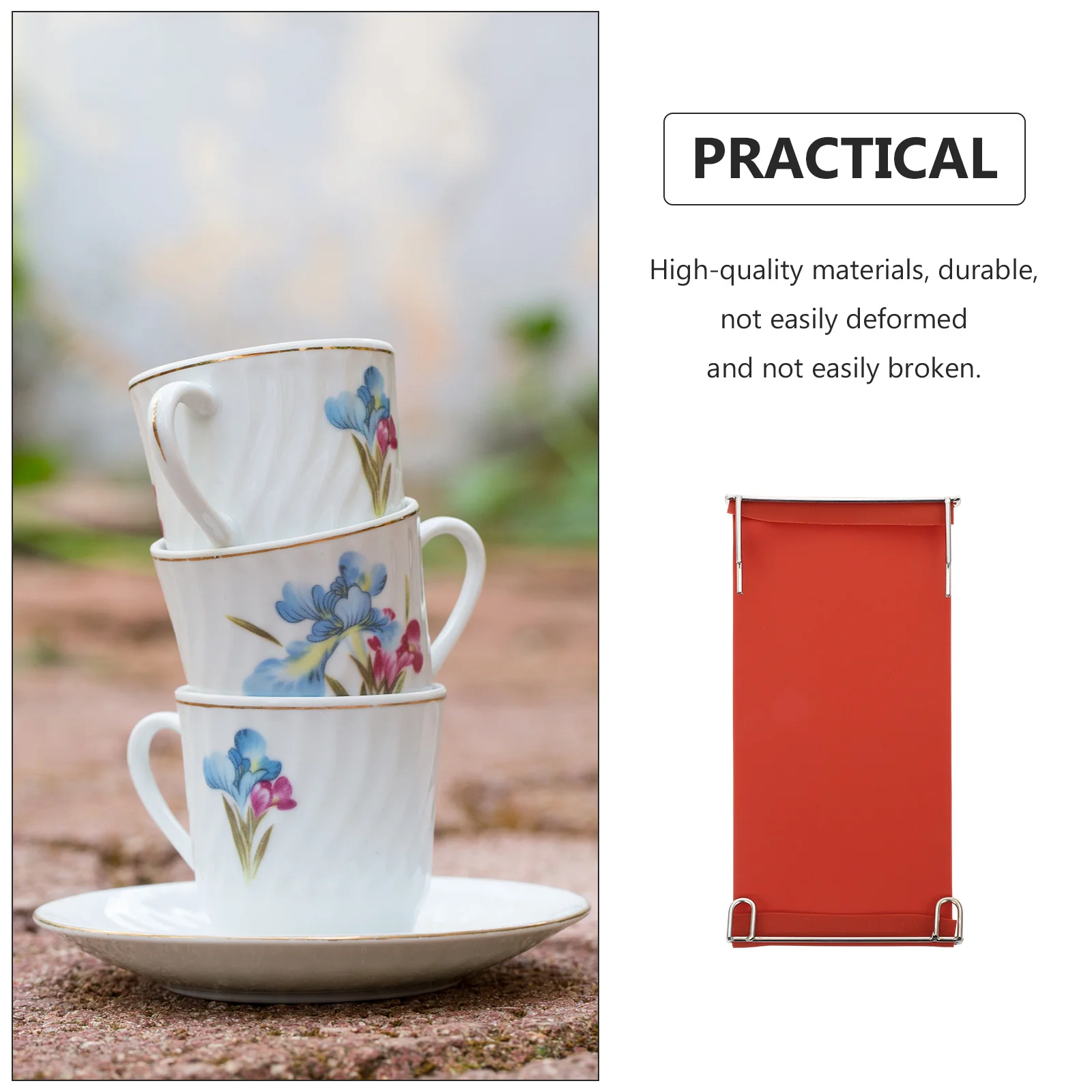 

1pc Heat Transfer Mug Mold Cup Clamp Fixture Lightweight Durable Easy Clean For Diy Heat Press Machine Chocolate Color Mug