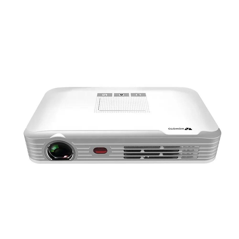 New WOWOTO T9S Max: 450ANSI Lumens, Portable Mini Projector with Rechargeable Battery, Perfect for Any Outdoor Adventure