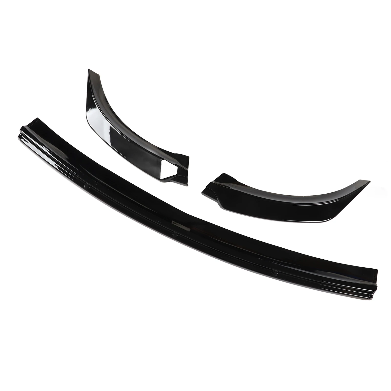 

Front Bumper Lip Diffuser Kit -3 Pieces Chin Spoiler Splitter Replacement for Tesla Model Y 2020‑2022,Glossy Black Exterior Part
