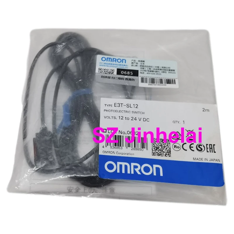 

Omron E3T-SL11 E3T-SL12 E3T-SL13 E3T-SL21 E3T-SL22 Authentic Original 2M 24VDC Detection Distance Photoelectric Sensor Switches