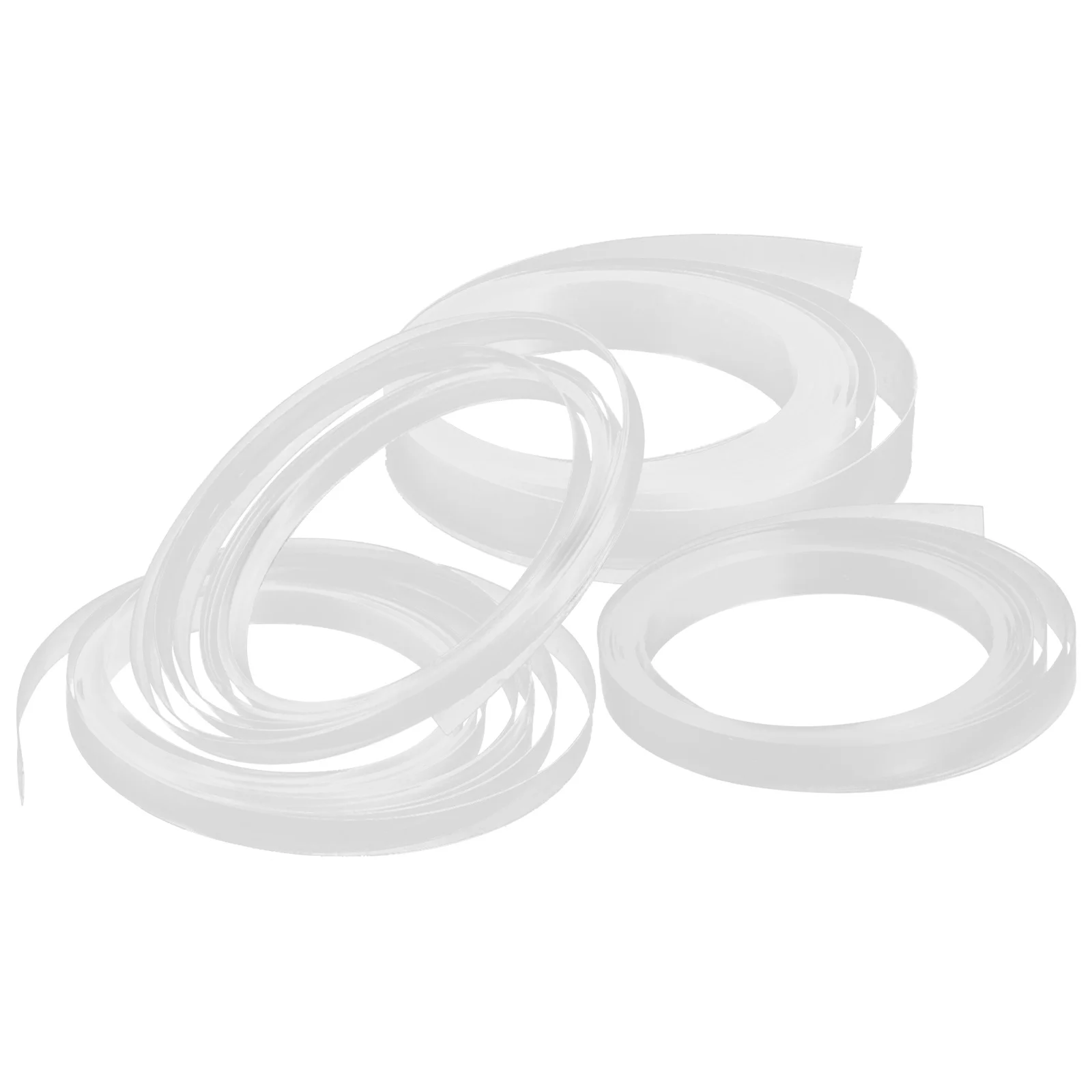 

4 Rolls Transparent Eyeglass Leg Protector Tubing Heat Shrink Sleeve Anti-Slip Temple Cushion Cover Glasses Arm Sleeve