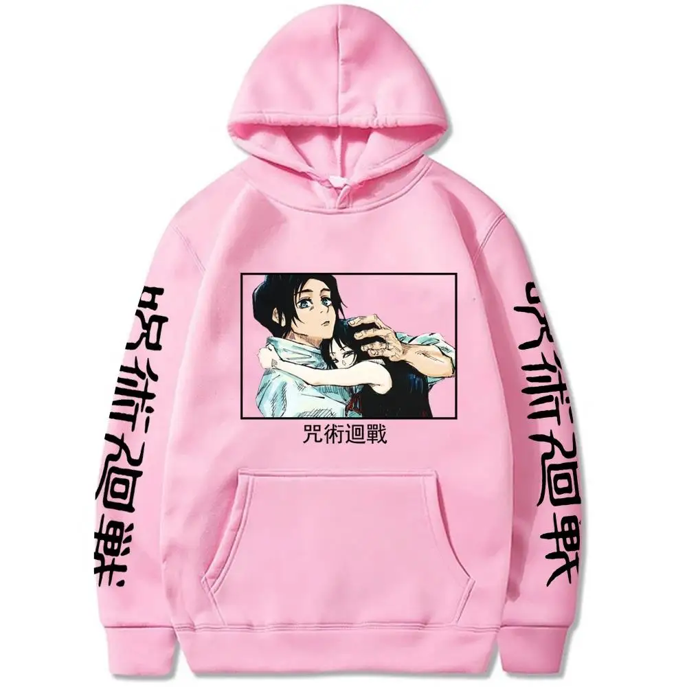 Anime Jujutsu Kaisen Yuta Okkotsu Manga Hoodies Casual Men Women Unisex Cartoon Black Tops Clothes sweatshirt