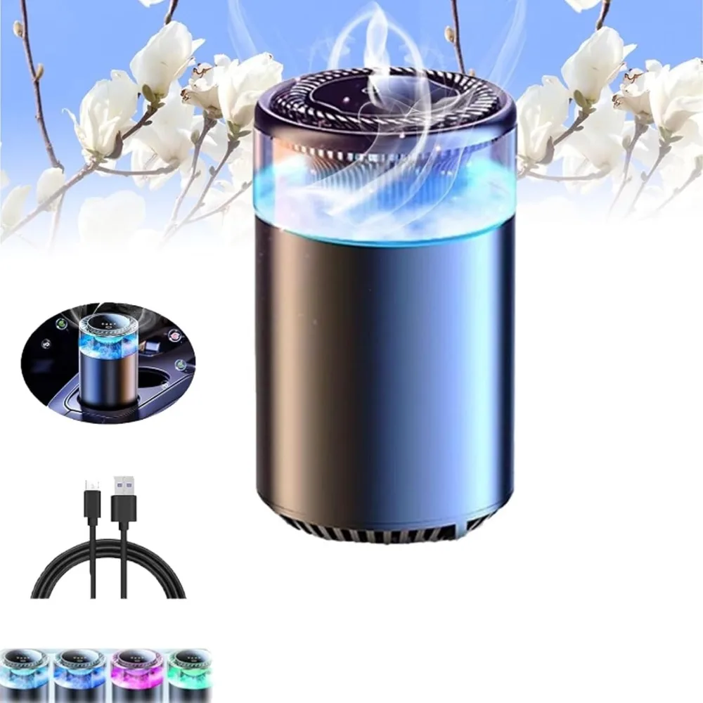 New Spray Aromatherapy Diffuser Long-Lasting Aroma Fragrance Sprayer Rechargeable Smell Experience Car Air Freshener Automotive