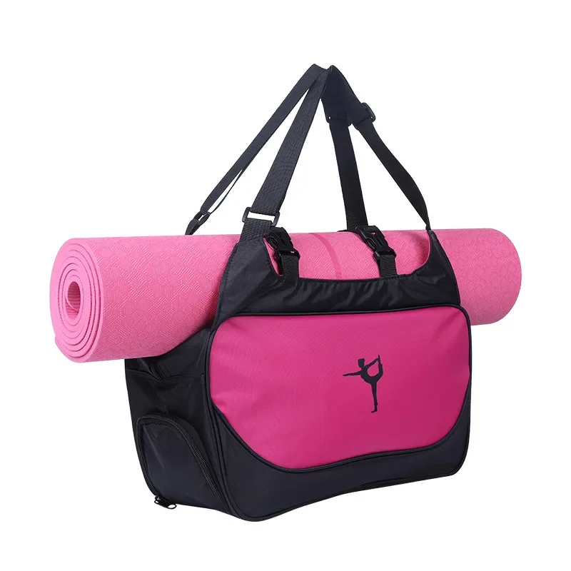 Fitness Backpack Large Capacity Casual Travel Bag Adjustable Shoulder Strap Waterproof Sports Pilates Bag Without Yoga Mat