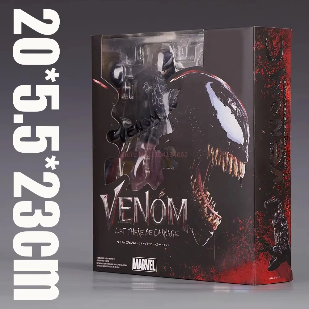 Shf Venom 2 Symbiote Marvel Universe Extraordinary Spider Man Venom Legend Series Action Movable Movie Figurine Model Toy