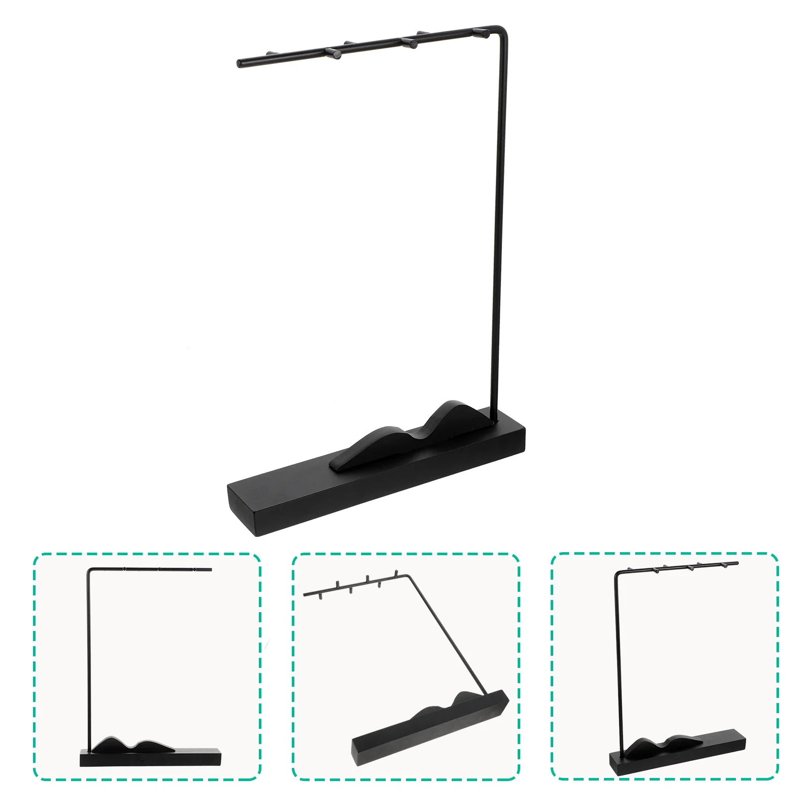 Iron Pen Holder Heavy Duty Chinese Calligraphy Brush Rack Multi Functional Display Stand For Writing Brush Storage Office