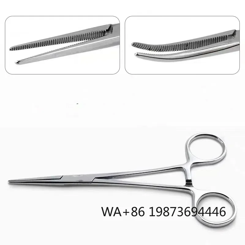 

12.5cm Curved Tip Mosquito Forceps, Standard Hemostatic Forceps Meeting MEPS Safety Standard
