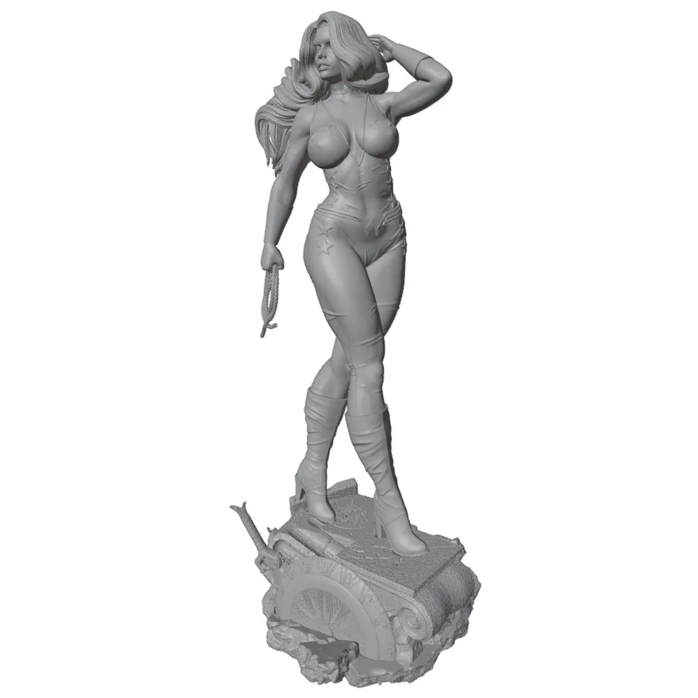 1/24--1/8 Movie Character Model Girl Resin Model Kits 3D Printed Gray Model Figurine DIY Doll Model Unassembled And Unpainted