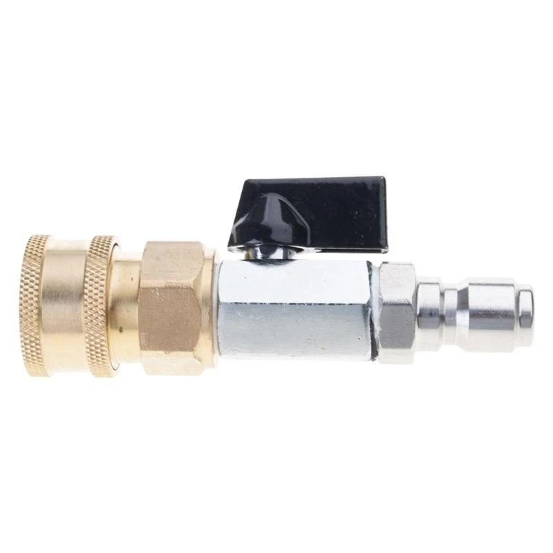

G6KF Reliable Valves for Power Washer Stainless Steel 1/4" Quick Connector High Pressure Valves for Power Washing Hoses