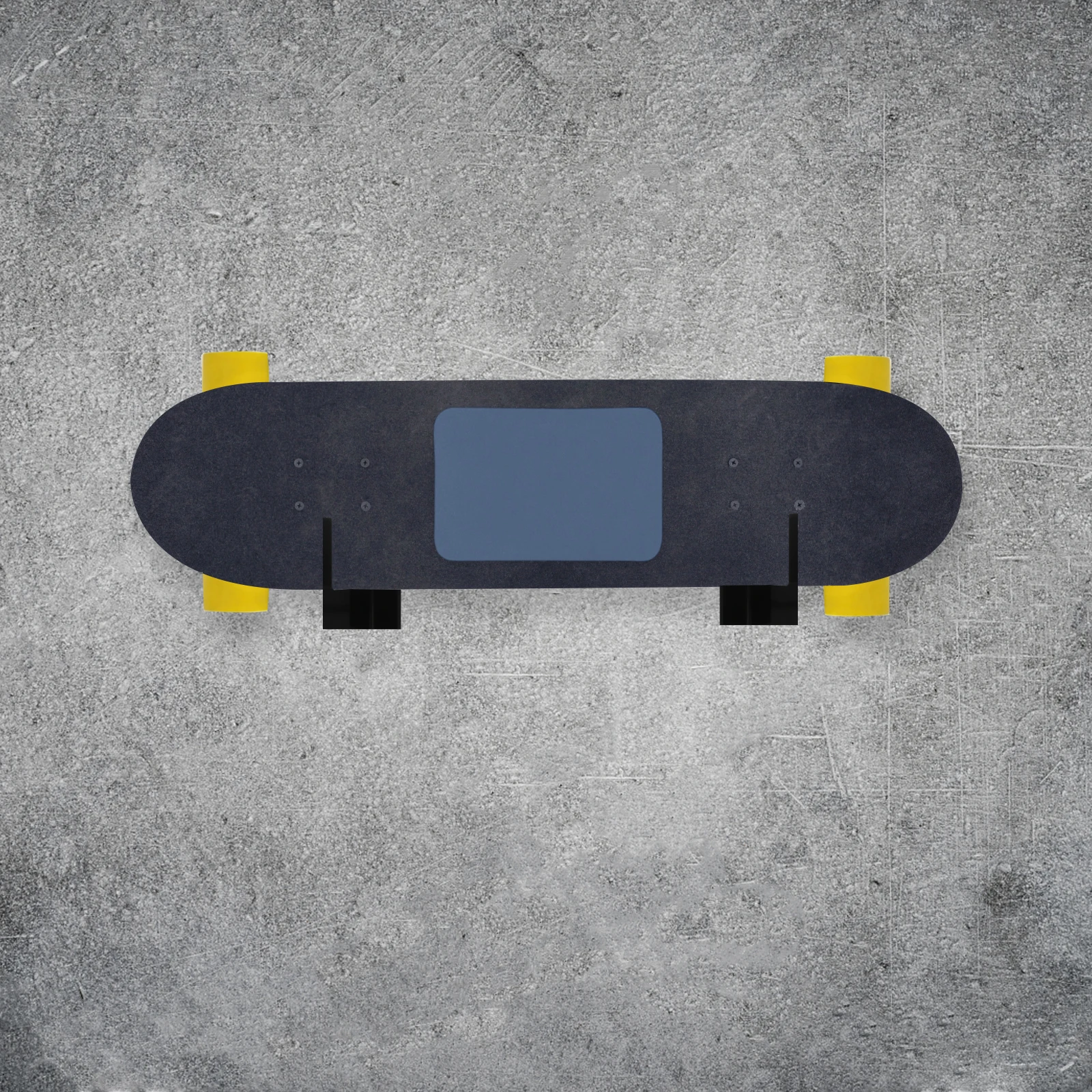

Skateboard Wall Mount Display Rack Black Acrylic Durable Safe Easy Install Remove Snowboard Stylish Design Skate Deck