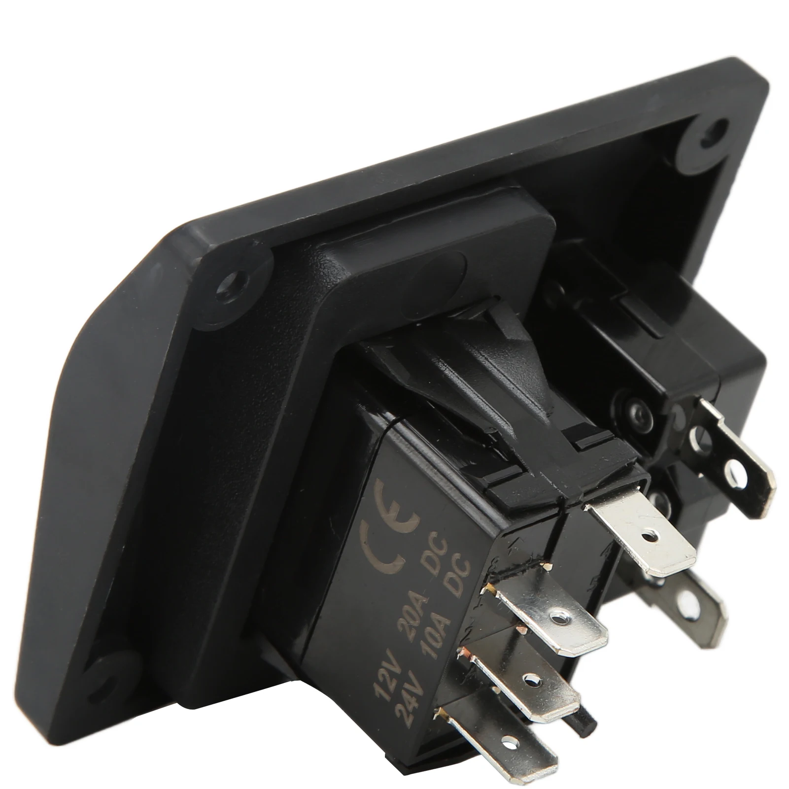 แผงควบคุมปั๊มน้ำท้องเรือ 3 ทาง 12V 24V พร้อมเบรกเกอร์ในตัว 15A สำหรับอุปกรณ์เสริมเรือยอชท์ ปั๊มน้ำท้องเรือแบบโยก อุปกรณ์เสริมเรือยอชท์