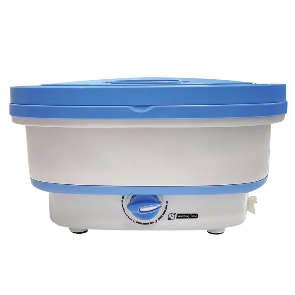 Portable Mini Washing Machine Lightweight Collapsible Bucket, 4.41 lbs Washing Capacity - Perfect for Camping, Travelling