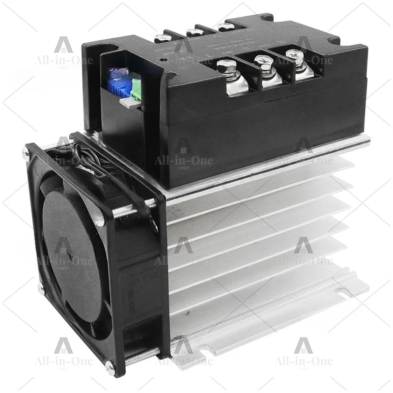 380V Three-Phase Motor Soft Starter Module Controller 1KW-12KW Slow Starter (Module Radiator Fan)