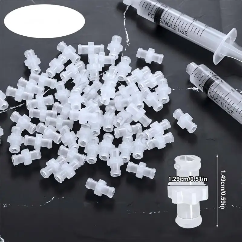 96BA Dispensing Work Female to Female Luer Lock Coupler for Lab Tasks
