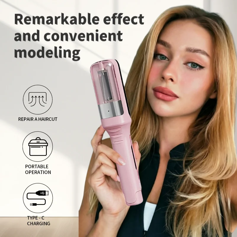 

New Wireless Split End Remover Trimmer Rechargeable Professional Dry Damaged Hair Cutter Electric Hair Care Accessory