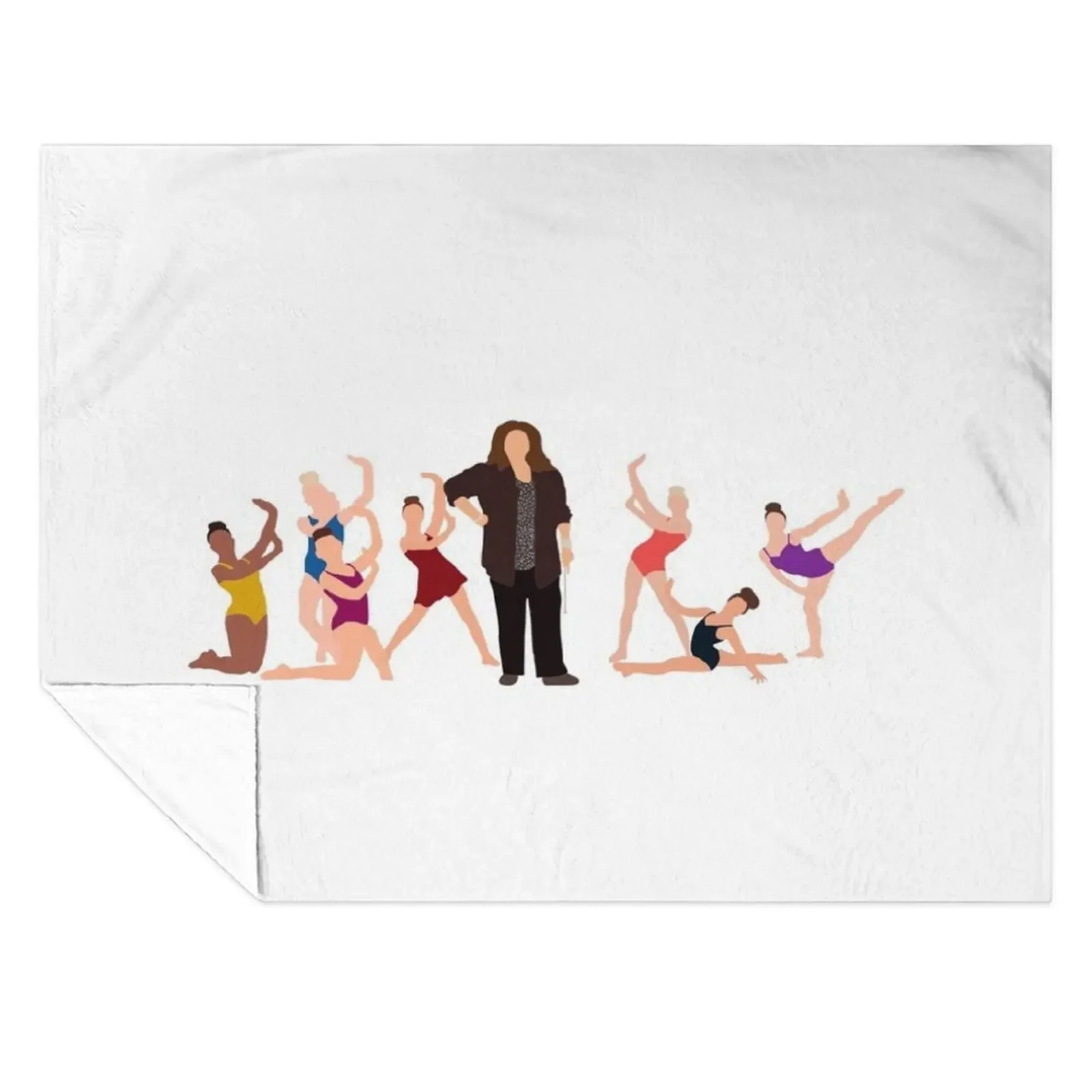 

dance mom girls and abby lee miller Throw Blanket Vintage Summer Bed linens Bed Fashionable Blankets